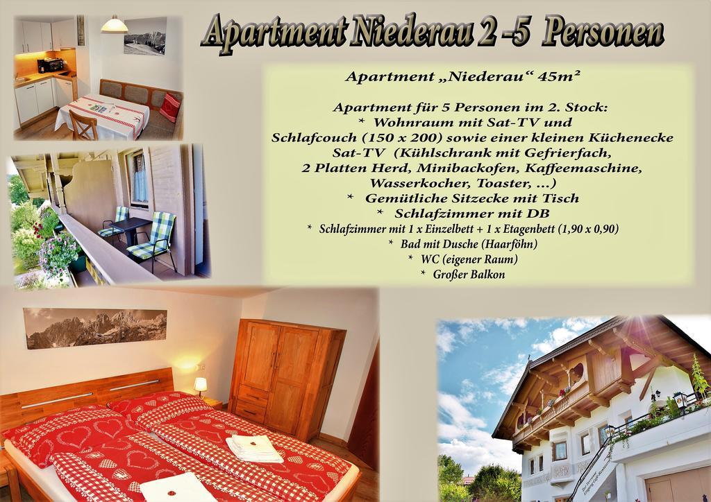 Apartment Tennladen Niederau